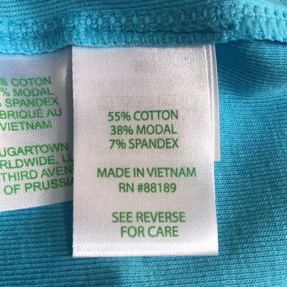 Lilly Pulitzer Halee Tank Top Seabeeeze Blue XXL New with tags - Picture 7 of 7